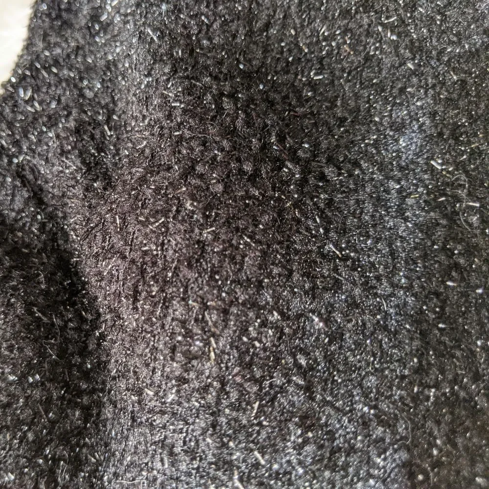 Fuzzy Sparkly Bandeau Top Size Medium
